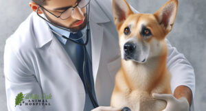 Vet-giving-dog-thorough-physical-examination-thoroughly-examining-the-skin